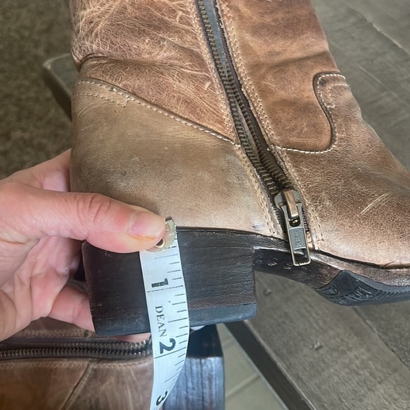 Freebird By Steven Austin Booties Boots Distressed Size 7 - Picture 12 of 13